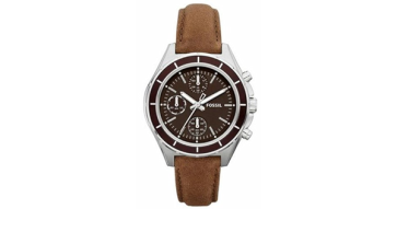 Bracelet de montre Fossil CH2829 Cuir Brun 16mm